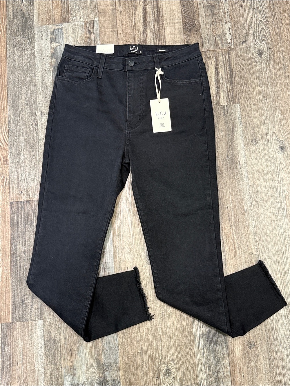 LTJ (Letter to Juliet) Verona Skinny Jeans black stretch denim Women’s 31
